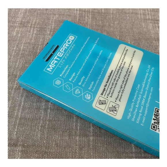 New MATEPROX Protective Cover High Quality iPhone13 Pro Frosted Pink Marble Case - Picture 8 of 9